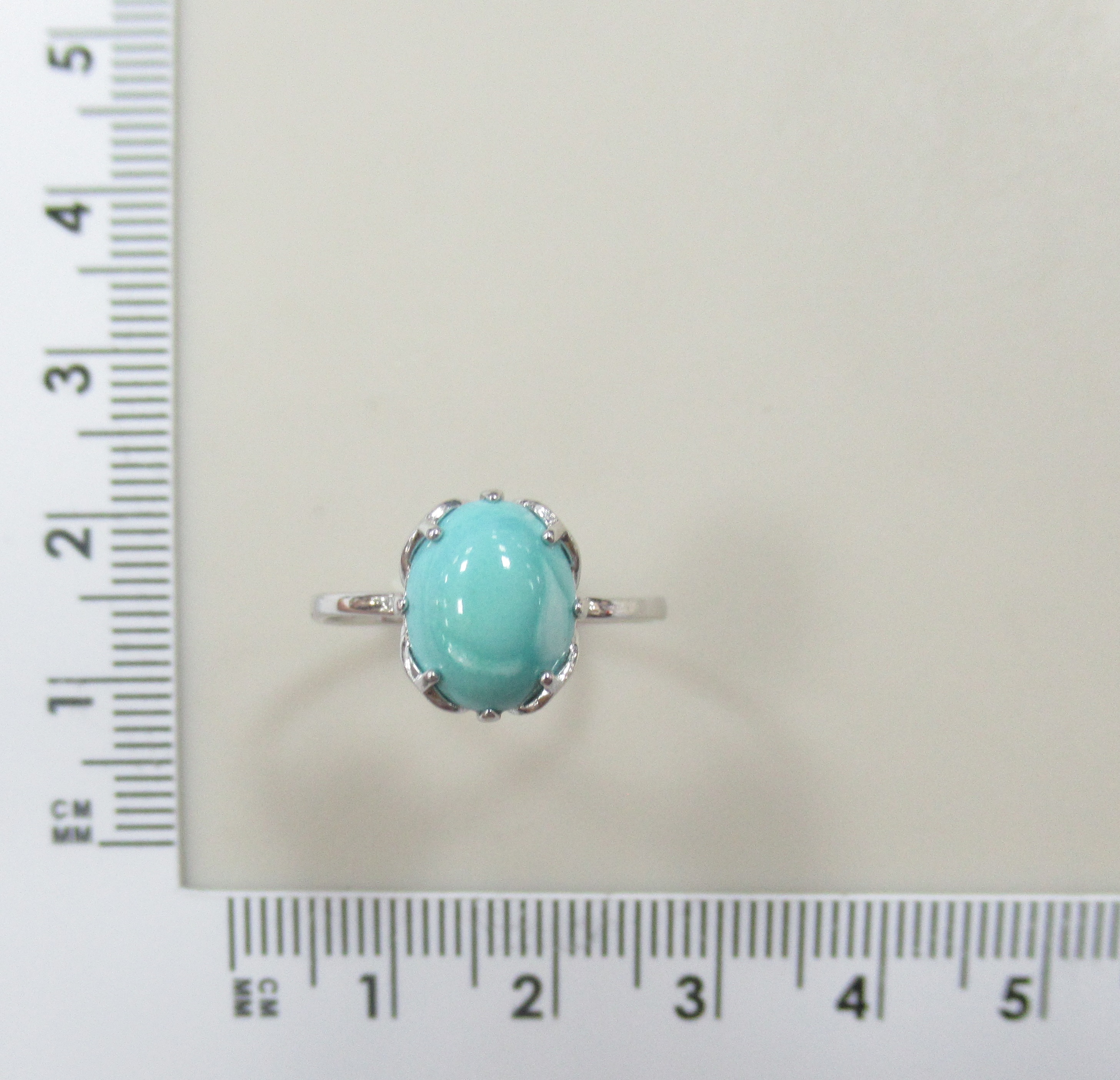 Серебряное кольцо с бирюзой